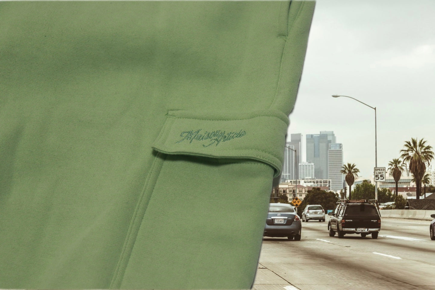 MAISON ARTICLE CARGO SWEAT PANTS