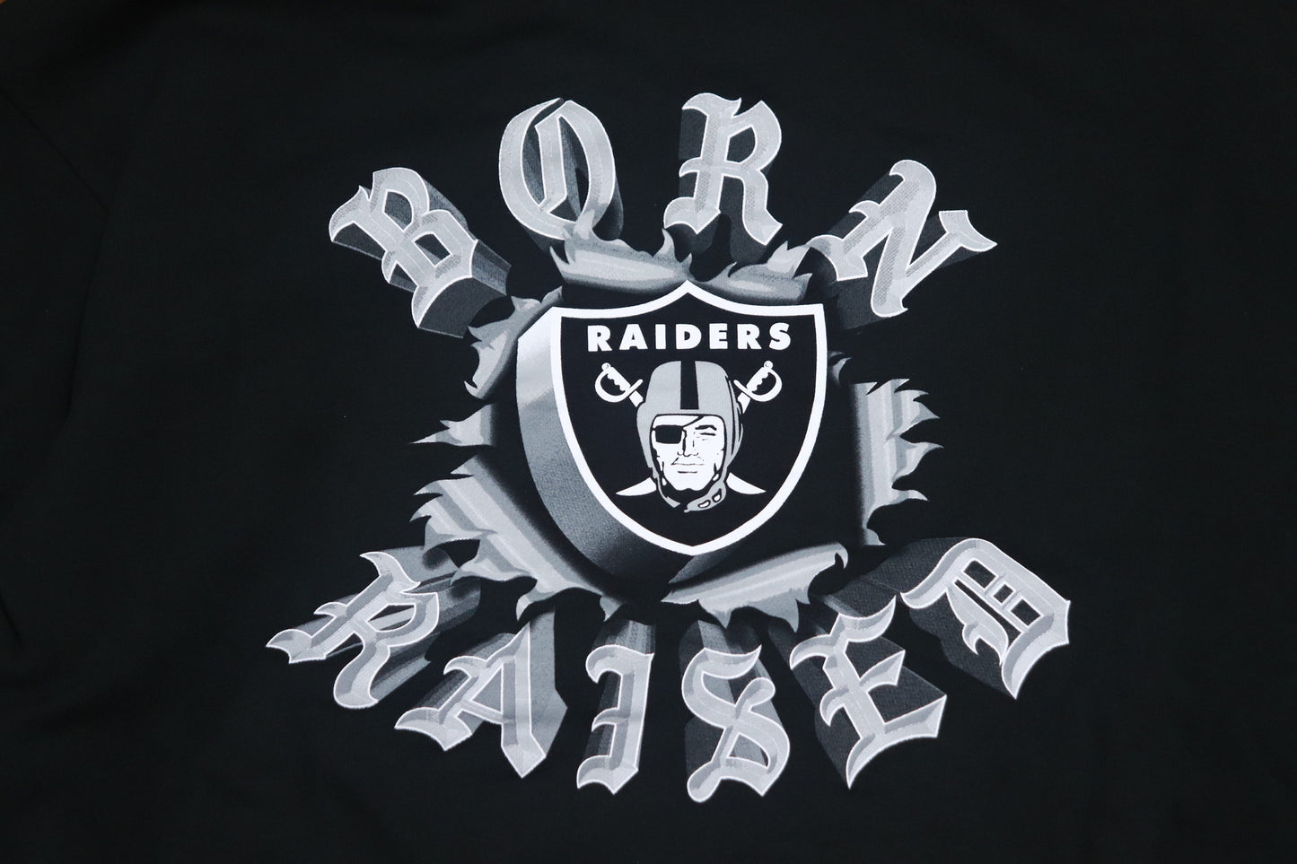 BORN X RAISED + RAIDERS POP OUT HOODIE