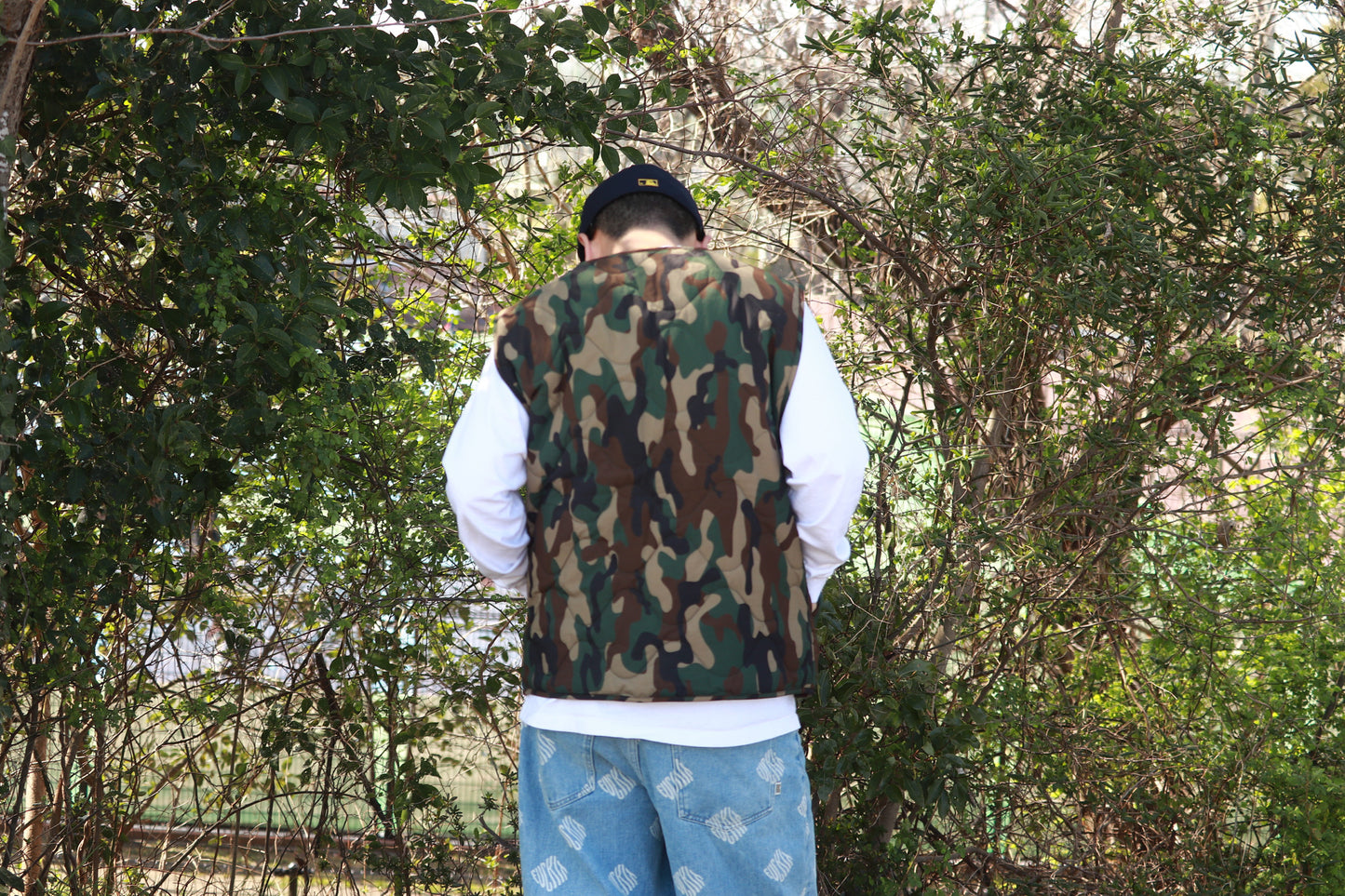 MAISON ARTICLE QUILTED CAMO VEST