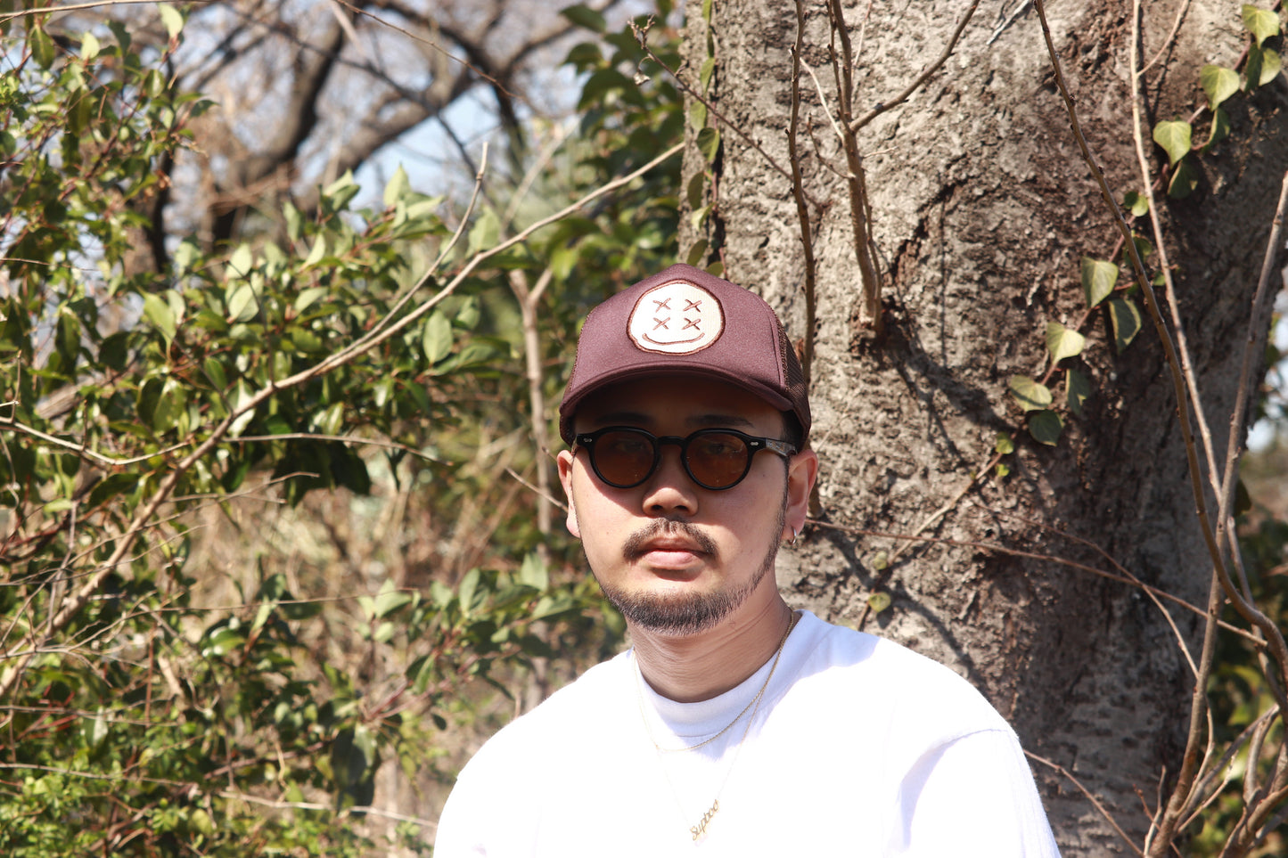 Smile Mesh Cap