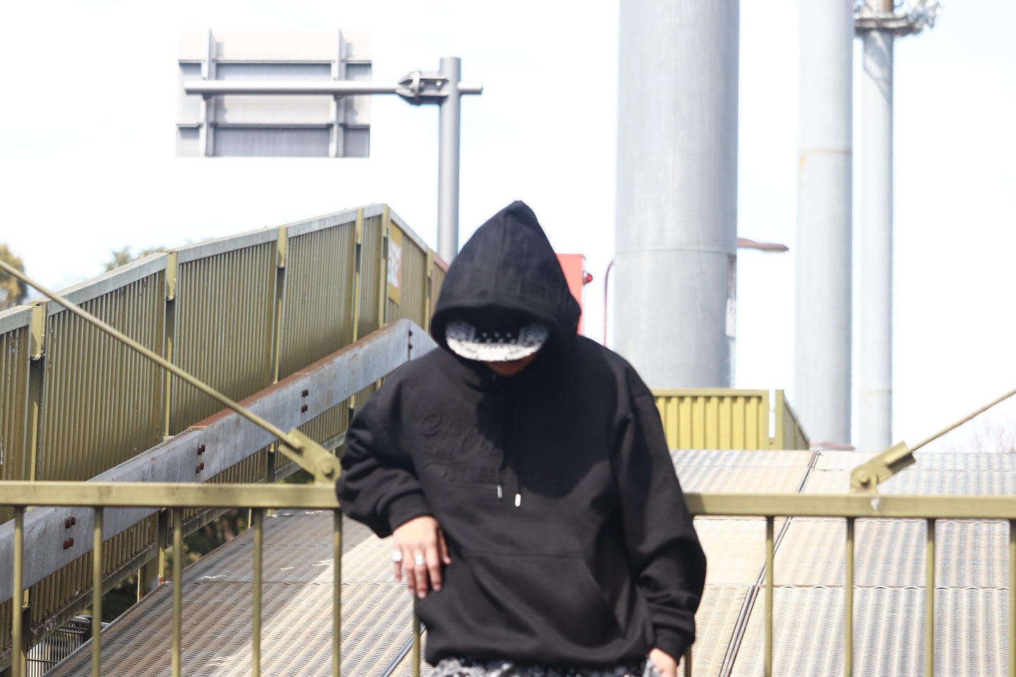 LOWLOW STREET WEAR Black Bandana