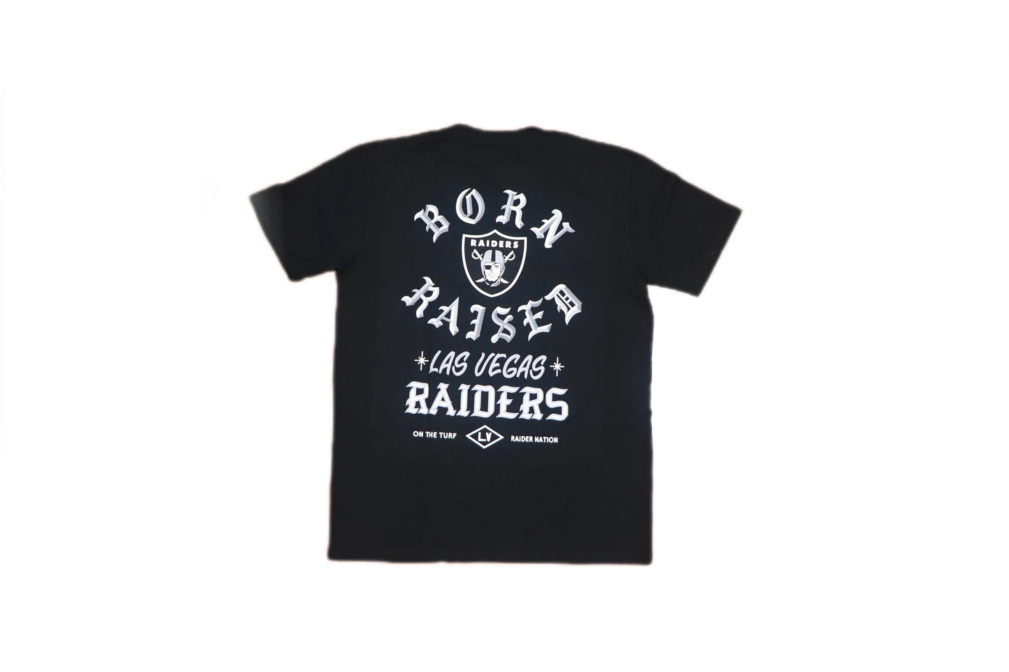 BORN X RAISED + RAIDERS SIGN PAINTER ROCKER TEE
