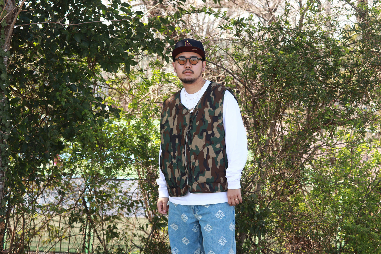 MAISON ARTICLE QUILTED CAMO VEST
