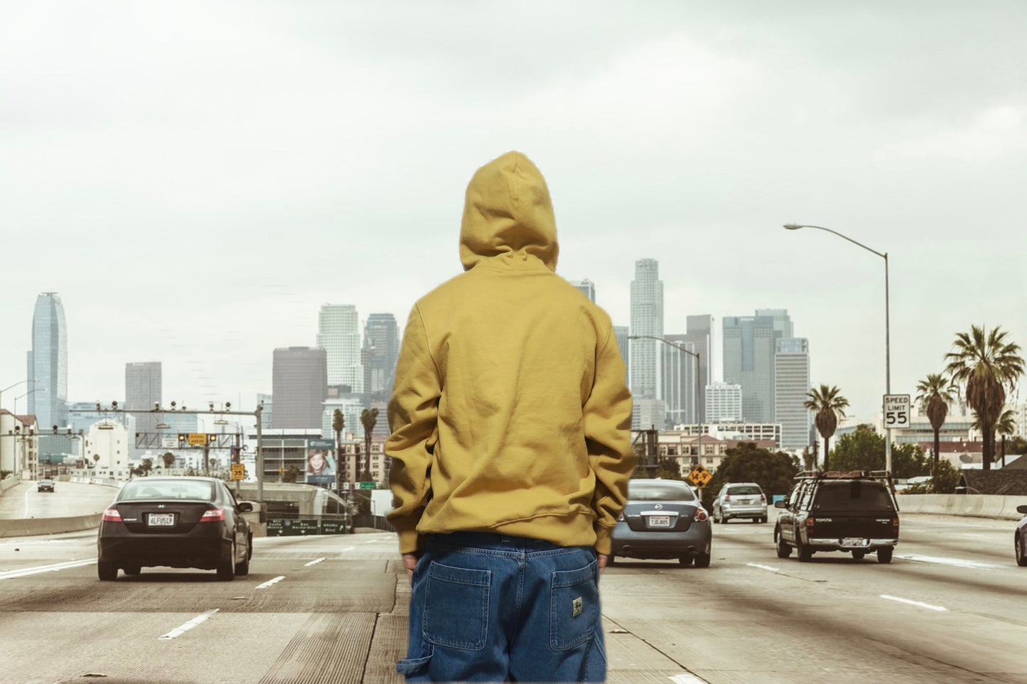 STUSSY STOCK LOGO APPLIQUE HOODIE