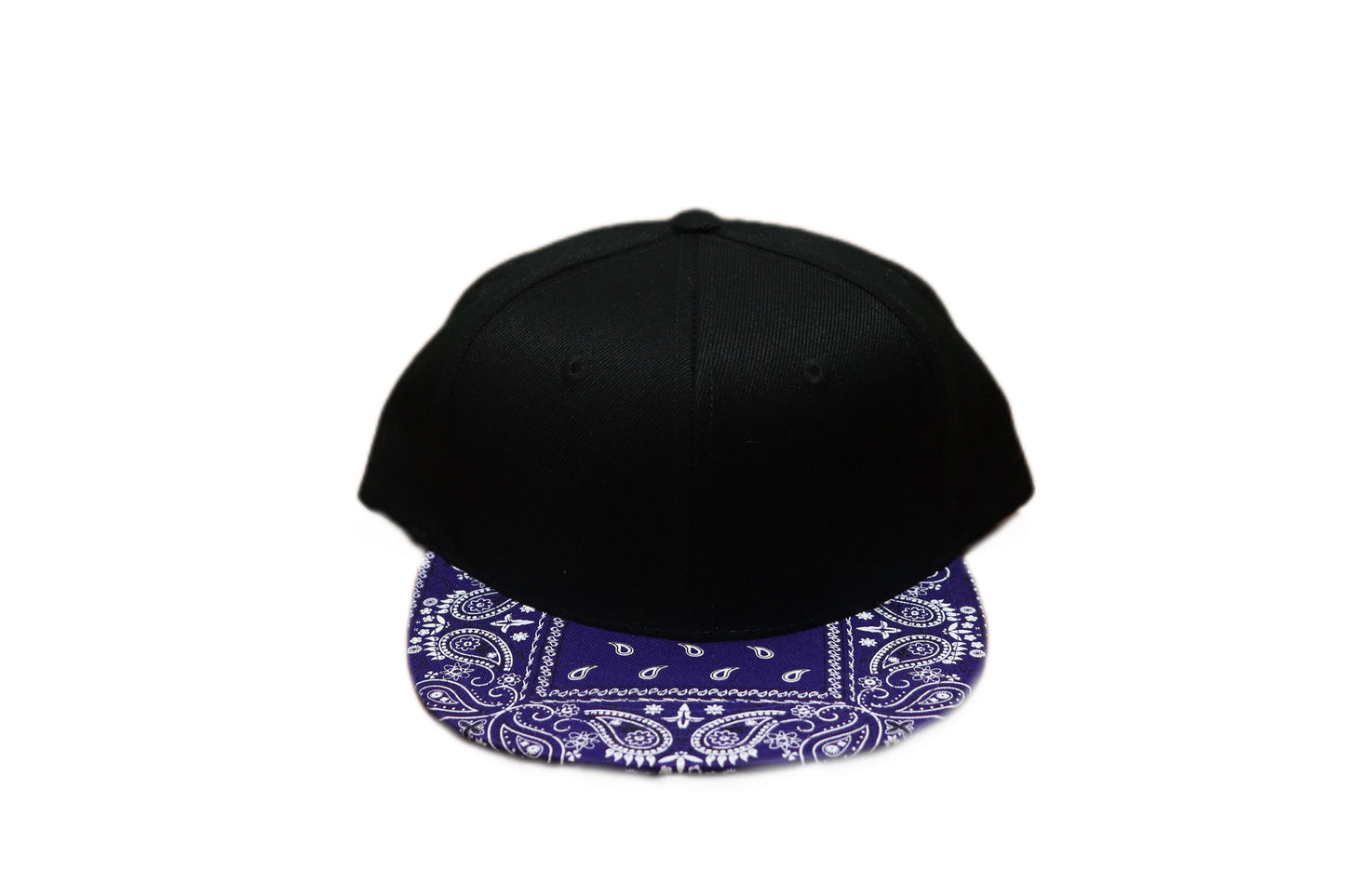 LOWLOW STREETWEAR BLACK / PURPLE BANDANA SNAPBACK