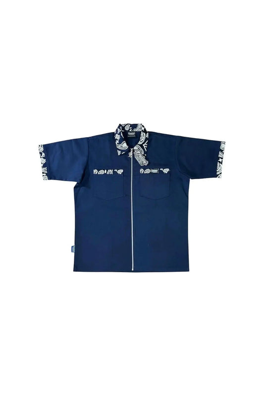 LOWLOW STREETWEAR ROLLING NAVY BLUE BANDANA