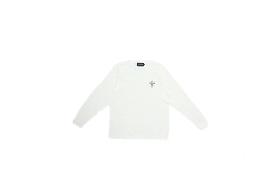 VOOWN Embroidery Cross Long Sleeve Tee