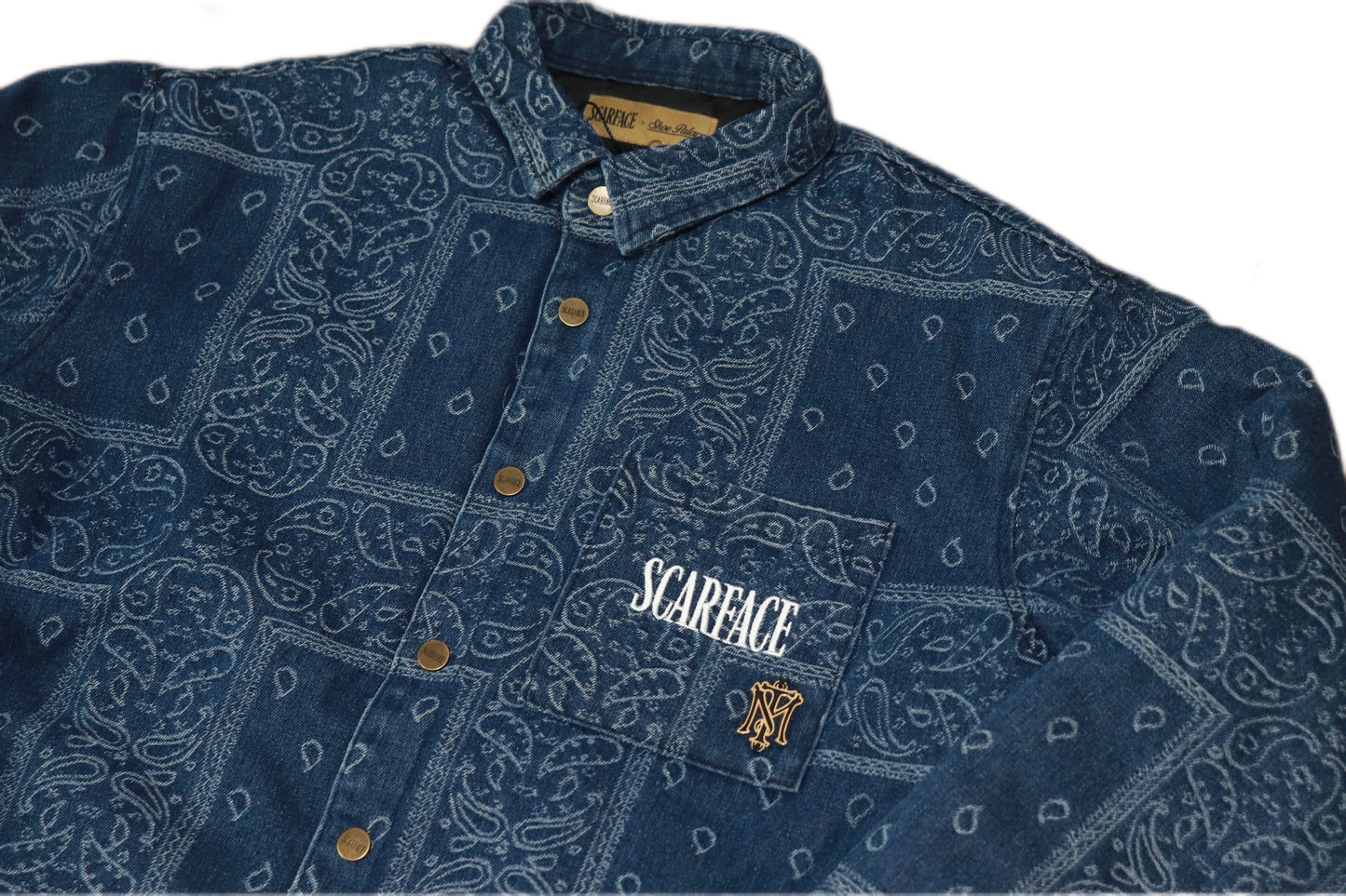 SP X SCARFACE DENIM PAISLEY