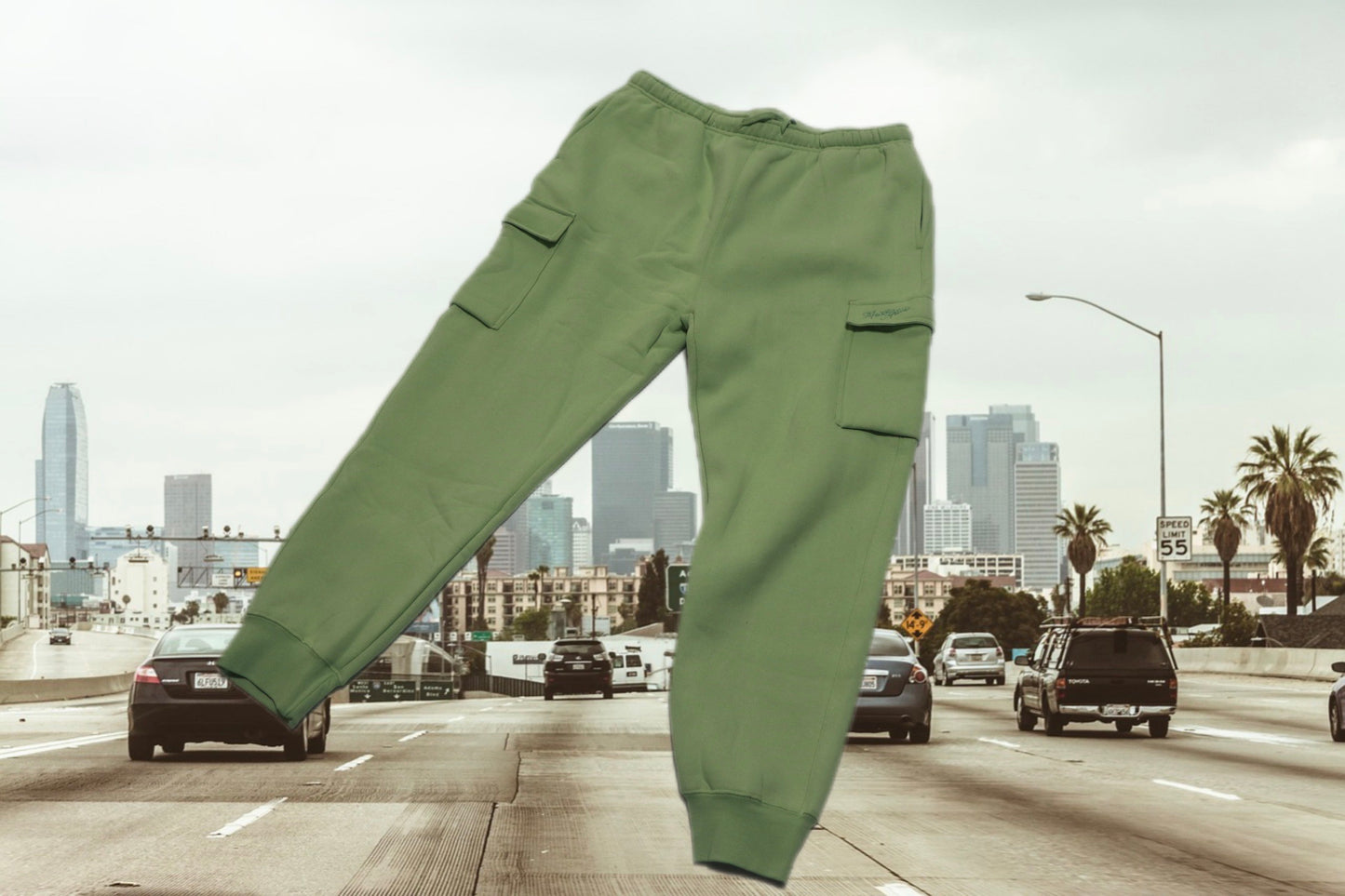 MAISON ARTICLE CARGO SWEAT PANTS