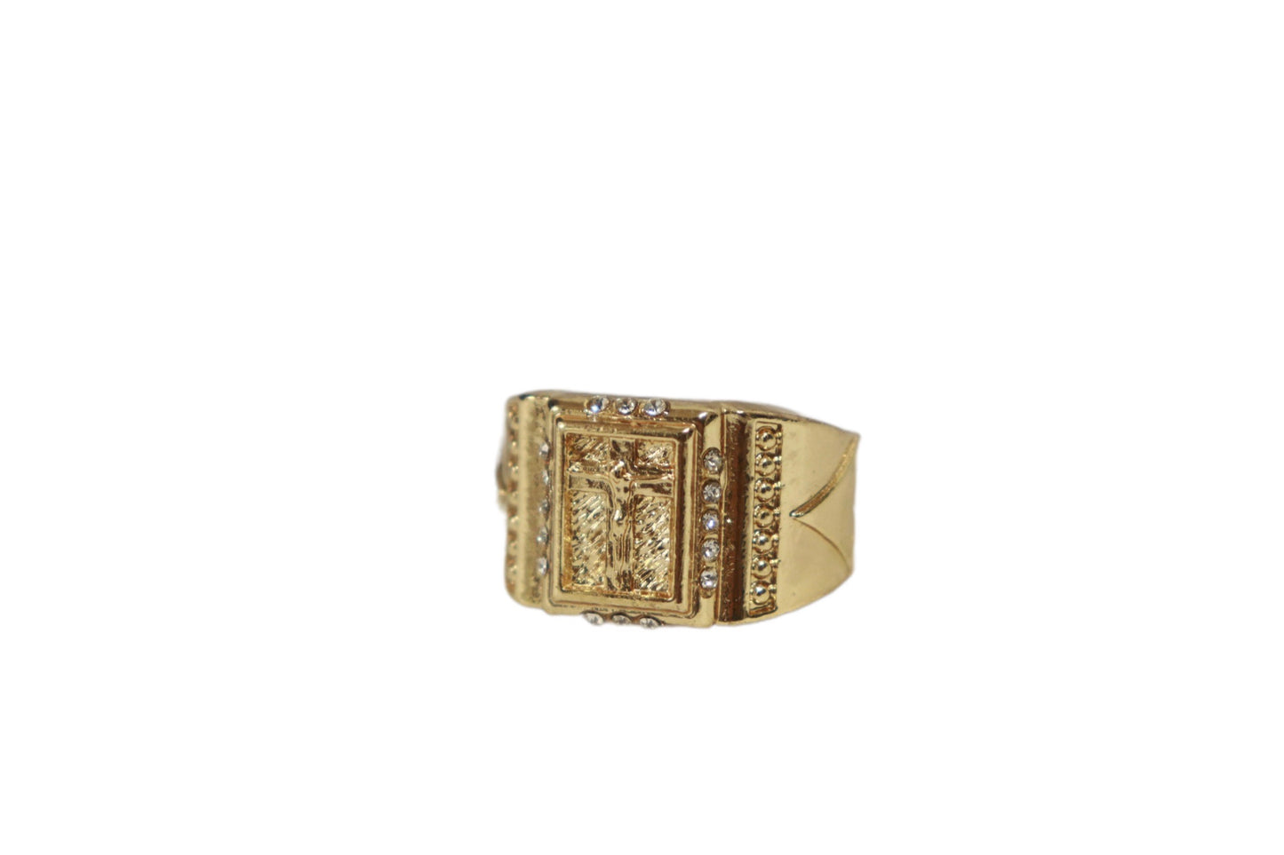 Rosario Ice Gold Ring