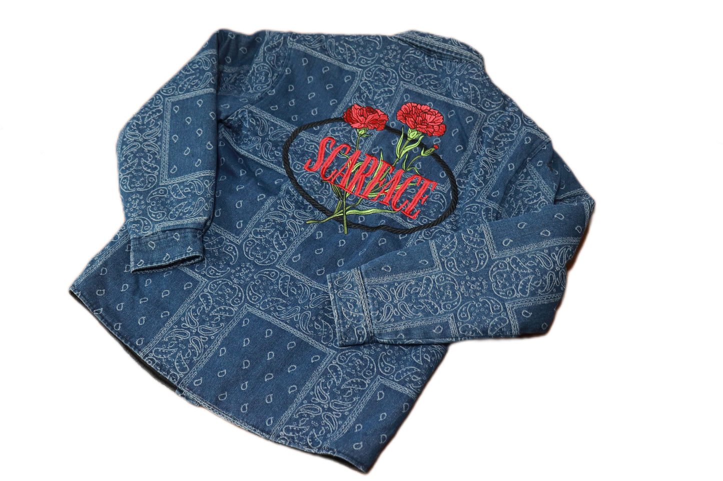 SP X SCARFACE DENIM PAISLEY