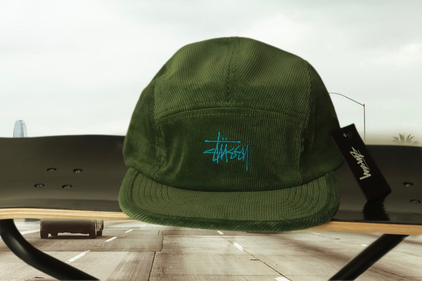 STUSSY corduroy cap