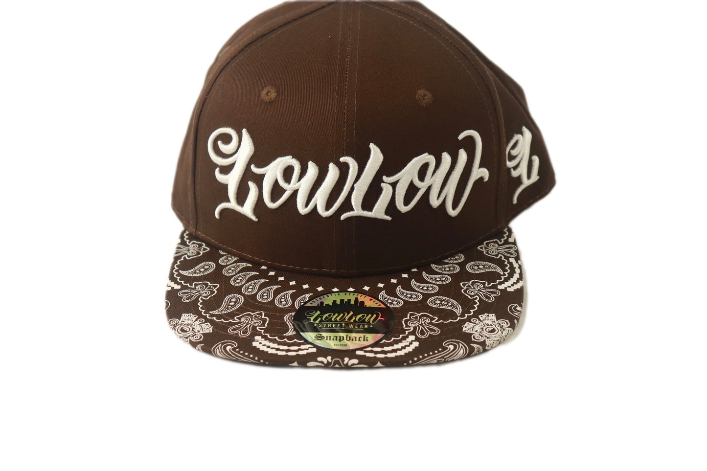 LOWLOW STREETWEAR
MAYAN BROWN BANDANA SNAPBACK