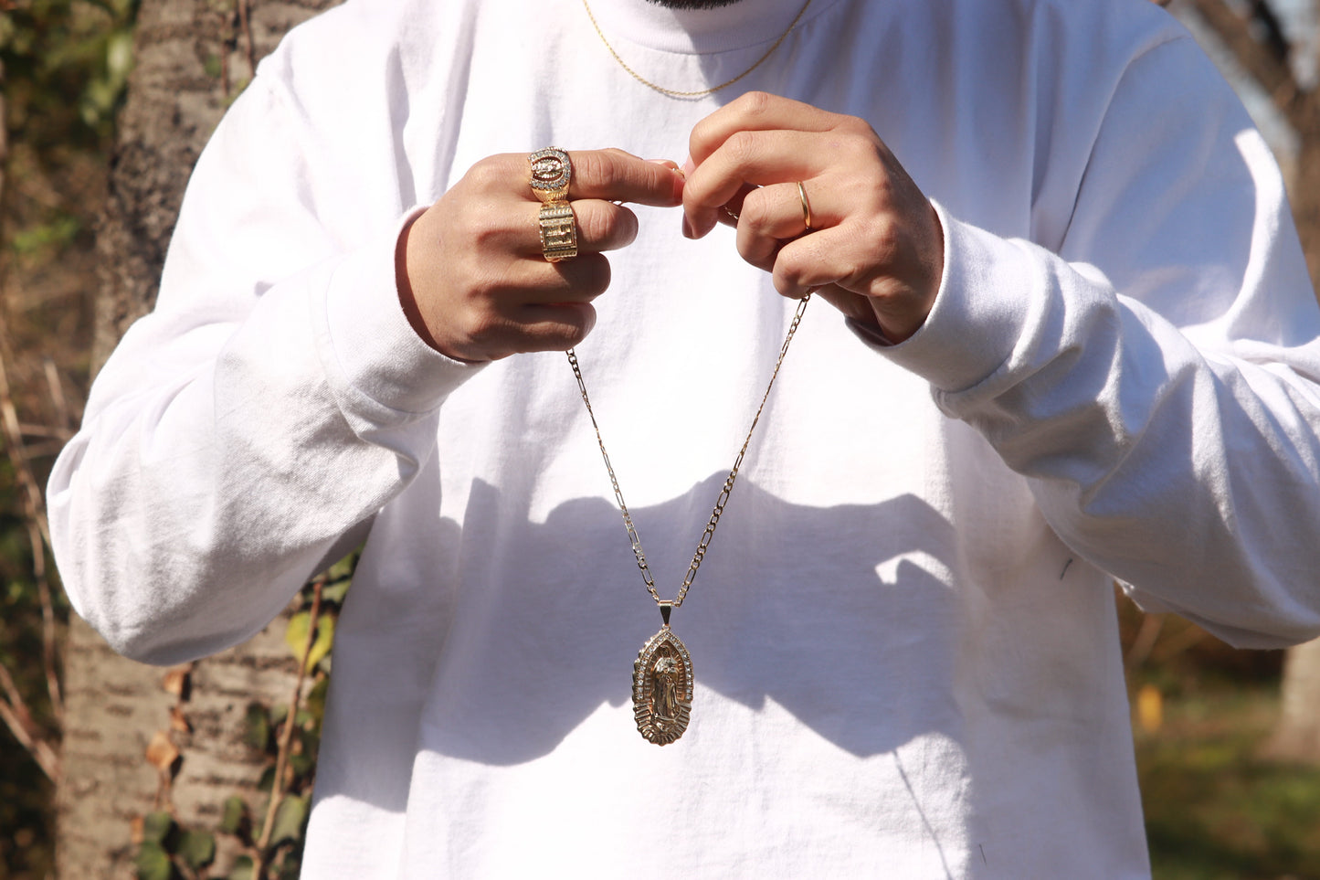 Rosario Ice Gold Ring