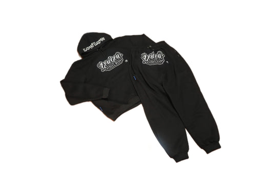 THE STAMP BLACK SWEAT SET UP
