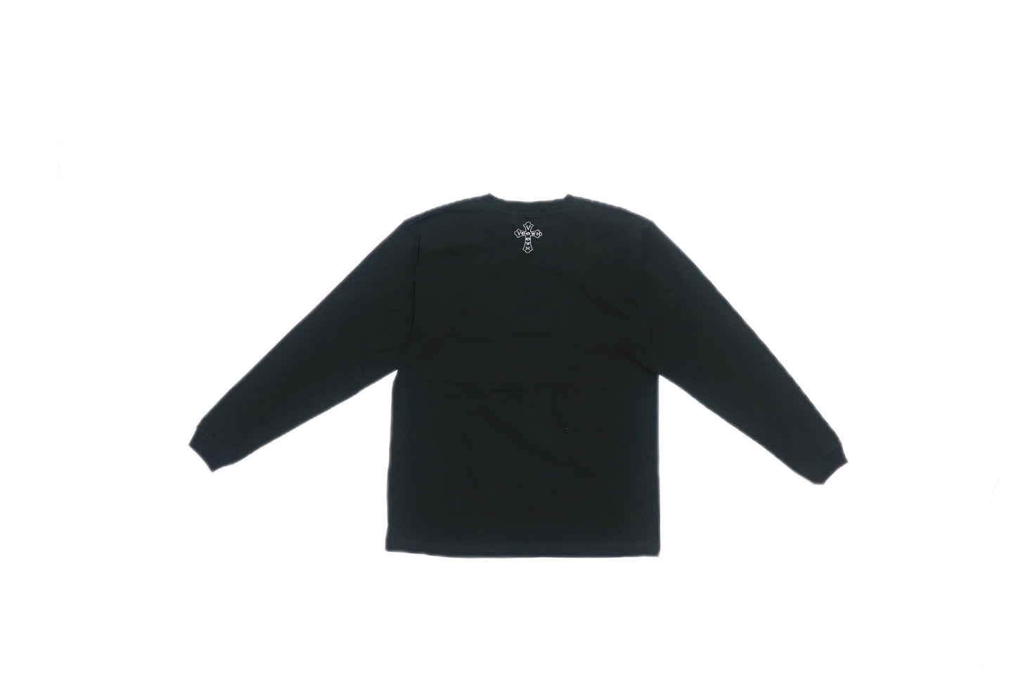 VOOWN Embroidery Cross Long Sleeve Tee