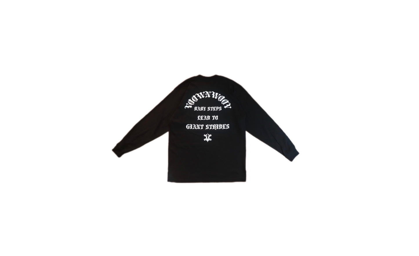 VOOWN Embroidery Vross Heavy Long Sleeve Tee BK