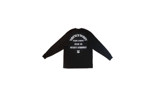 VOOWN Embroidery Vross Heavy Long Sleeve Tee BK