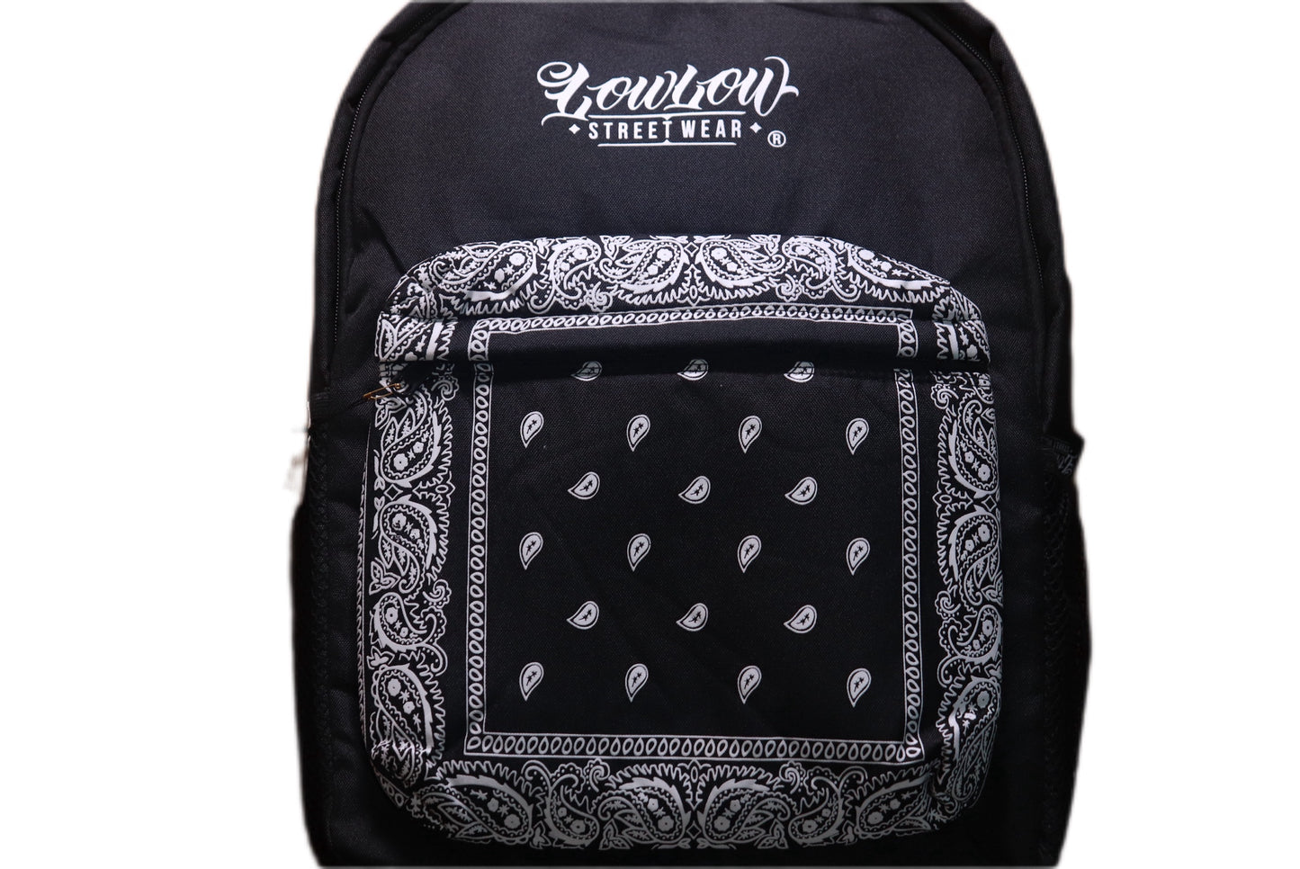 LOWLOW STREETWEAR BLACK BANDANA BACKPACK