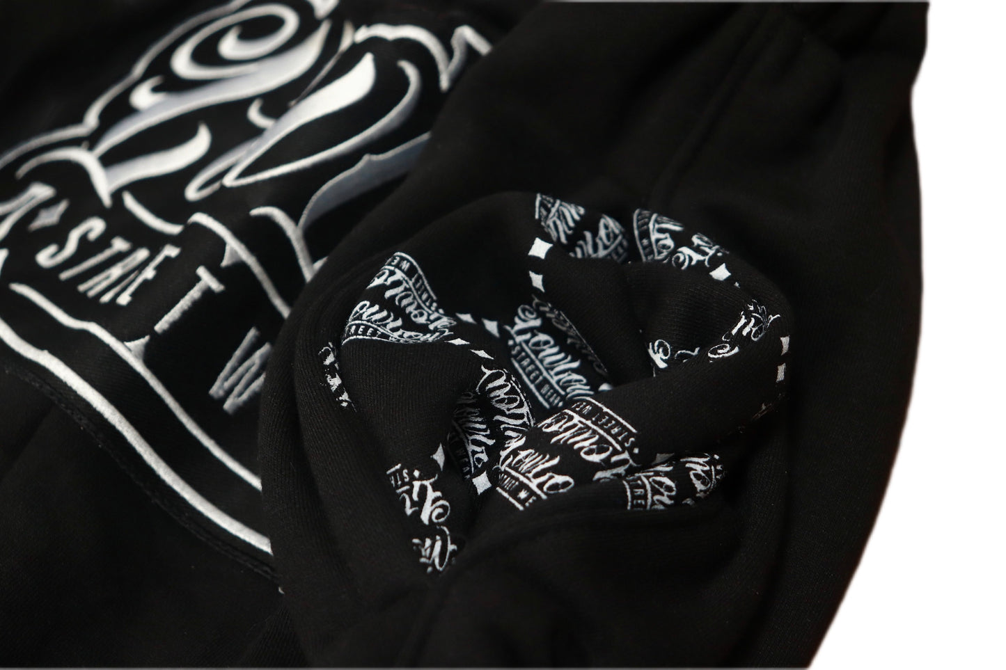 THE STAMP BLACK SWEAT SET UP