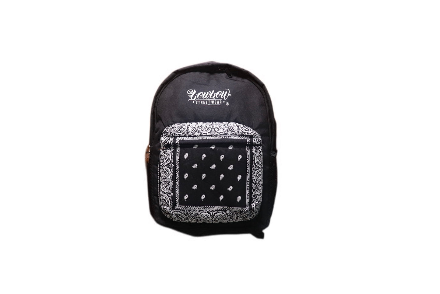 LOWLOW STREETWEAR BLACK BANDANA BACKPACK