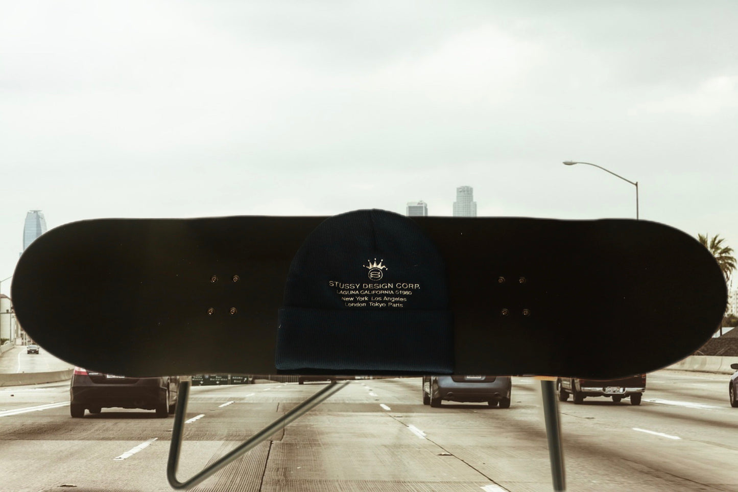 STUSSY corp cuff beanie