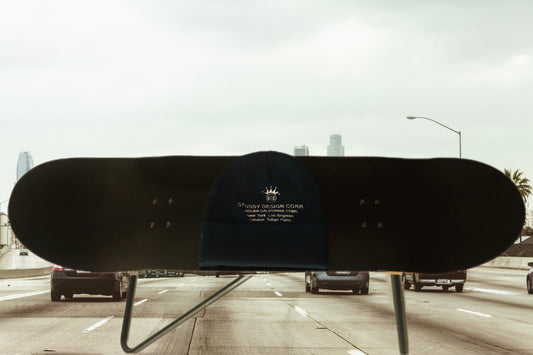 STUSSY corp cuff beanie