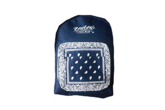 LOWLOW STREETWEAR NAVY BLUE  BANDANA BACKPACK