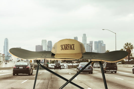 SCARFACE mesh snapback cap