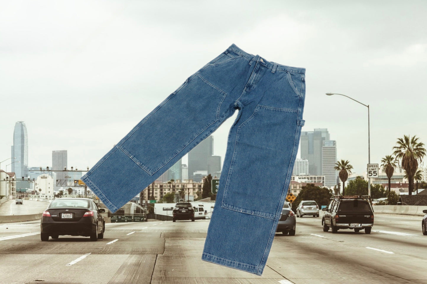 STUSSY painter denim