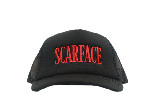 SCARFACE mesh snapback cap