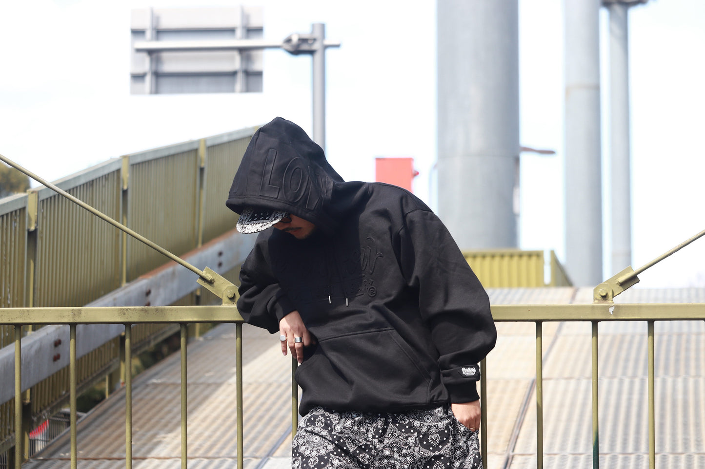 LOWLOW STREET WEAR Black Bandana