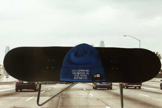 STUSSY LA chapter newera beanie