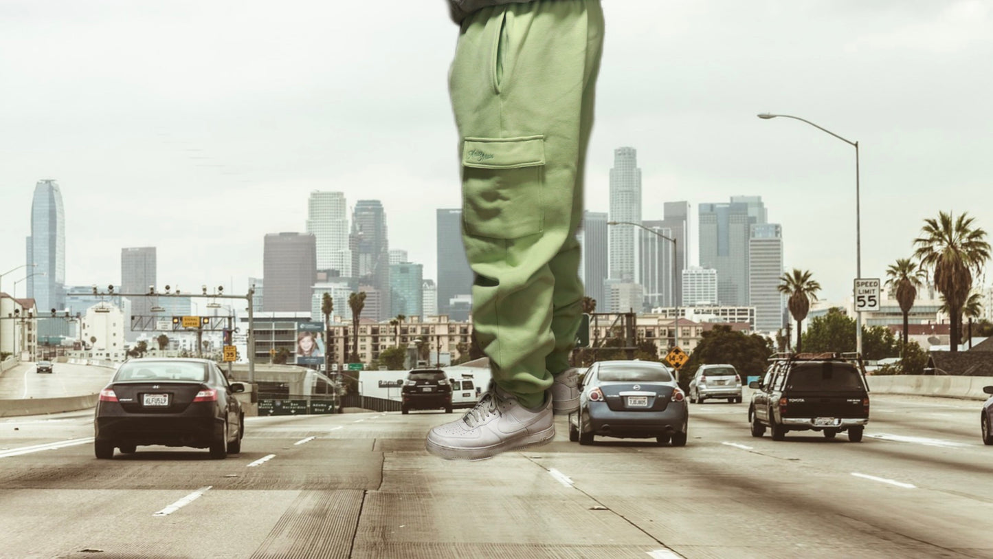 MAISON ARTICLE CARGO SWEAT PANTS