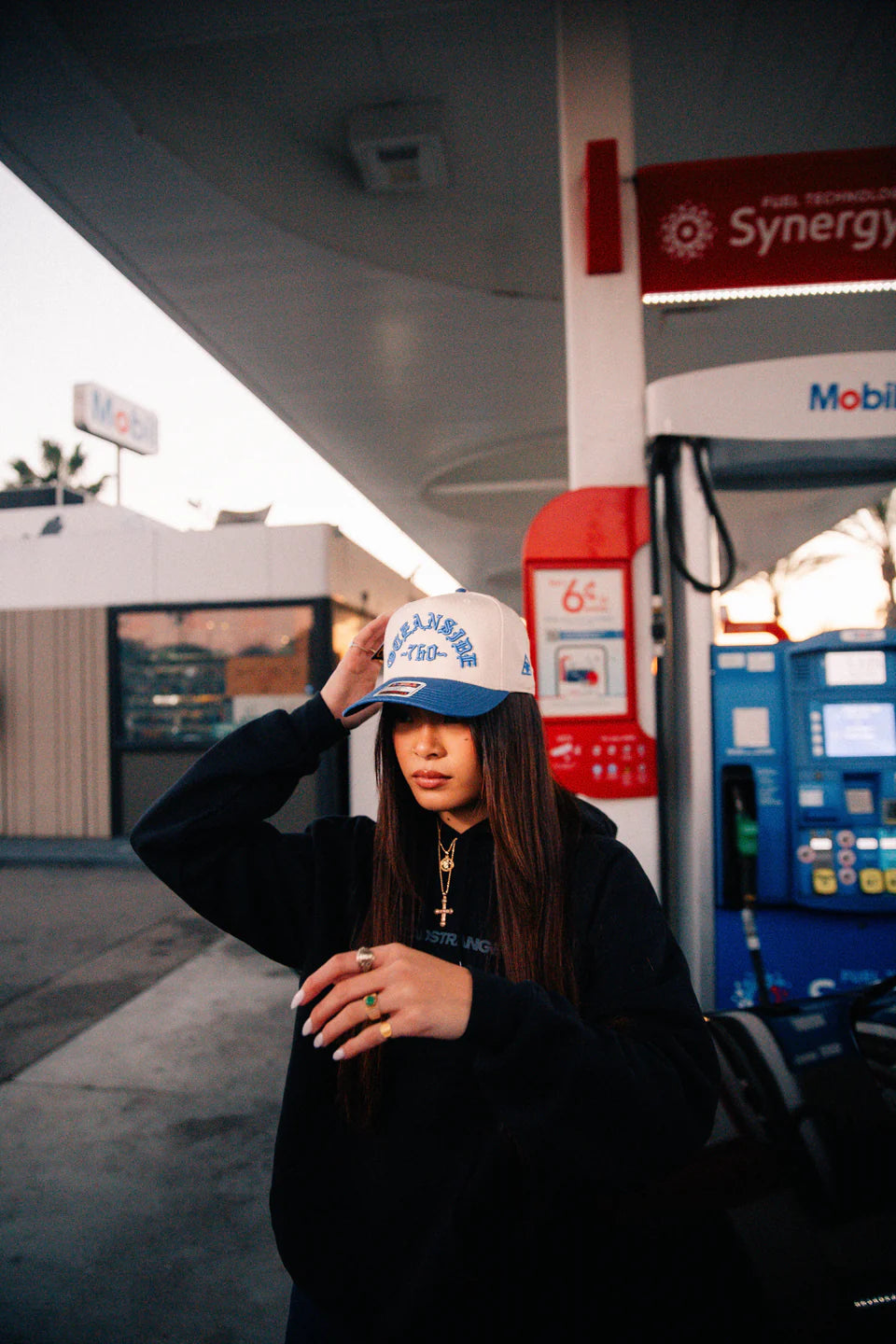 MadStrange OE 760 Snapback Tan & Blue