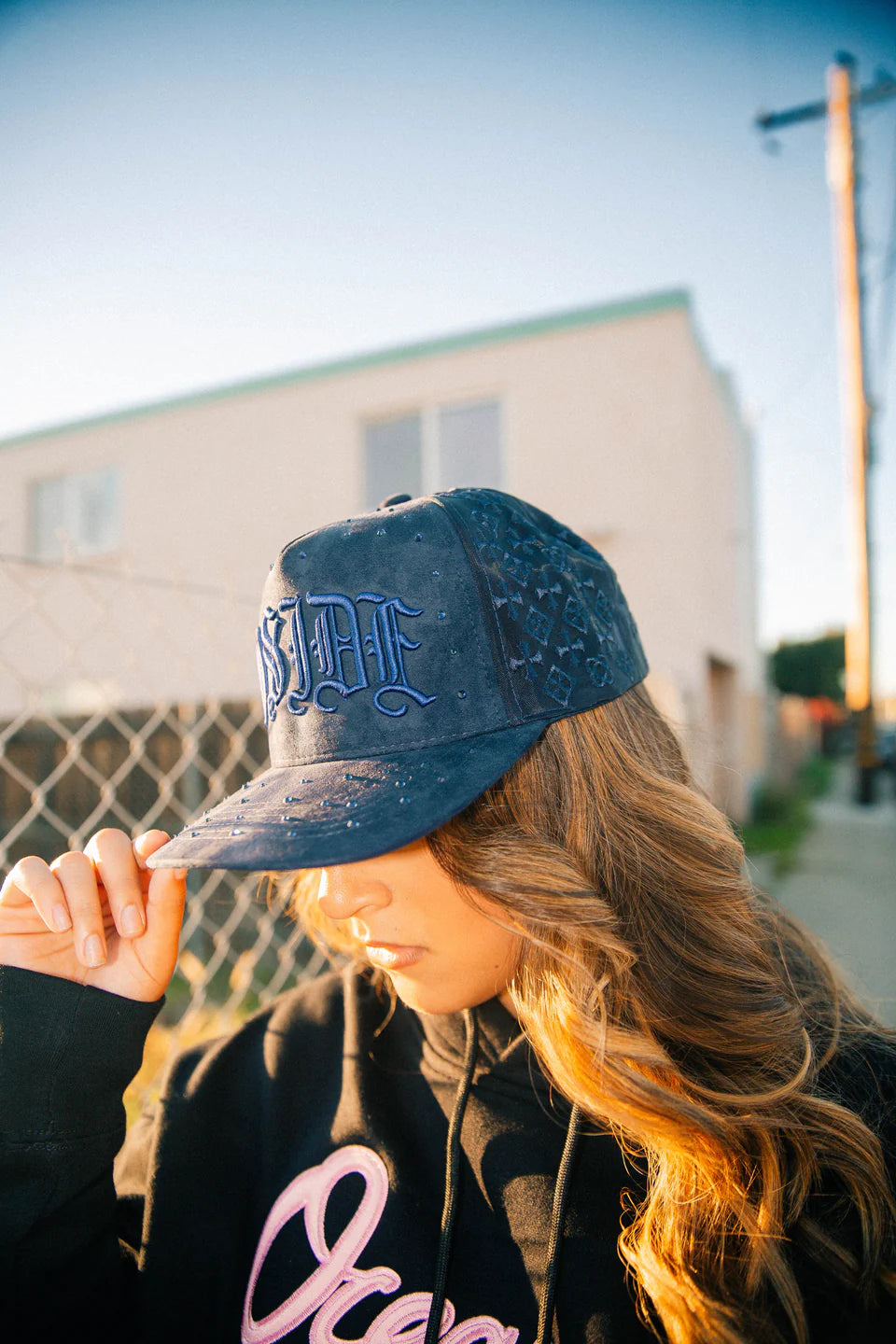 MadStrange OE Oside Bling Bling Snapback Navy