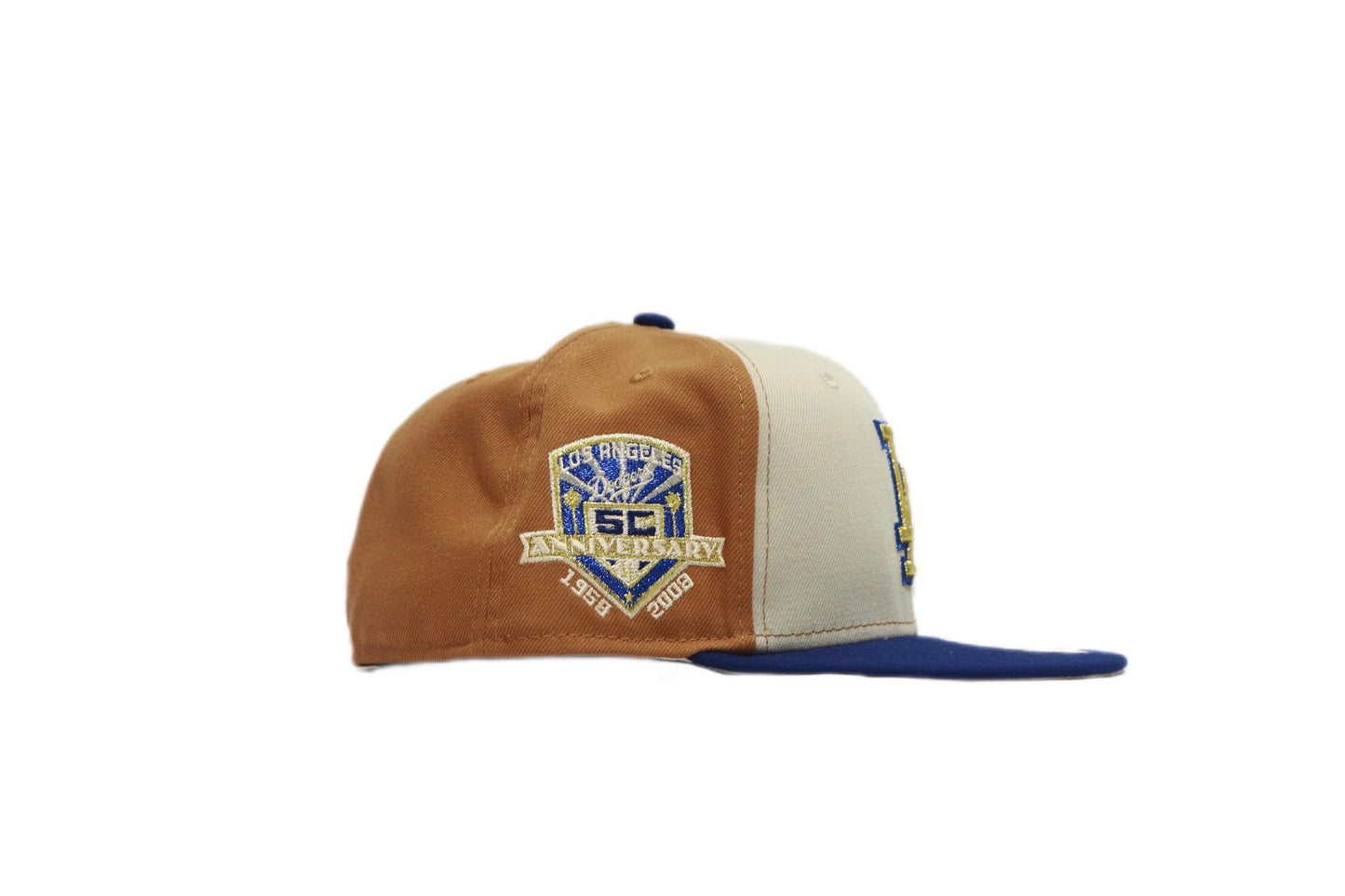NEW ERA59FIFTY LOS ANGELES DODGERS MLB GOLDEN STONE 7 3/8cap