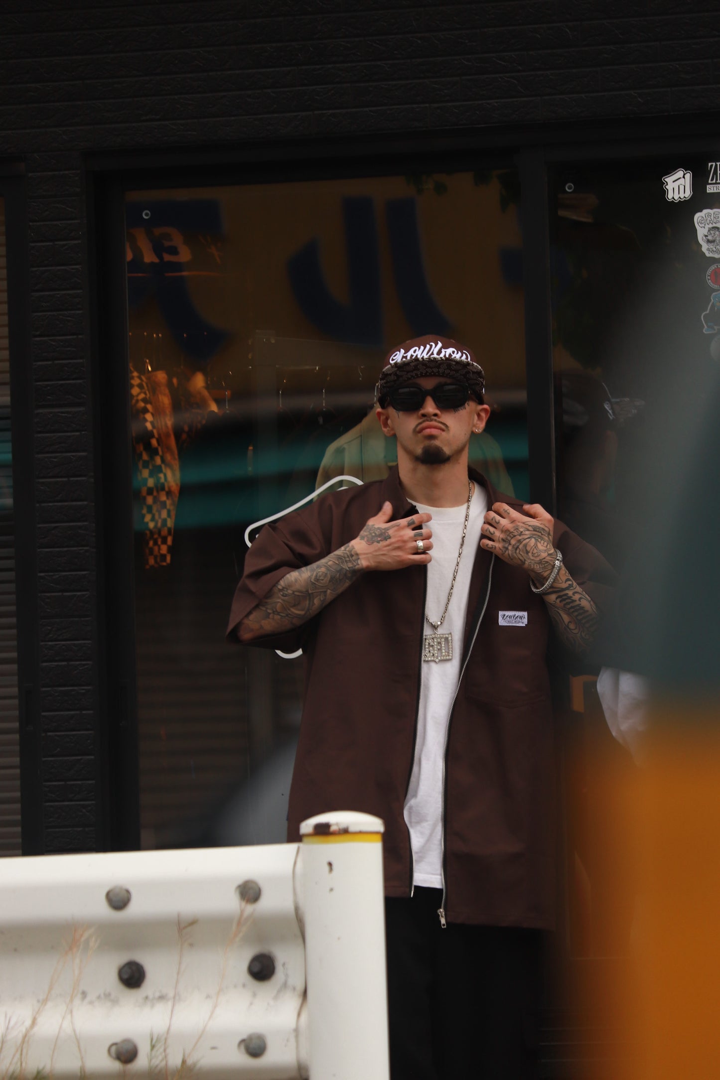 LOWLOW STREETWEAR DROPPED DOWN BROWN