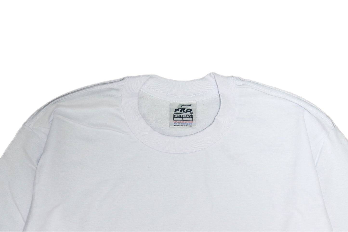 PRO 5 L/S T-SHIRTS SUPER HEAVY WH