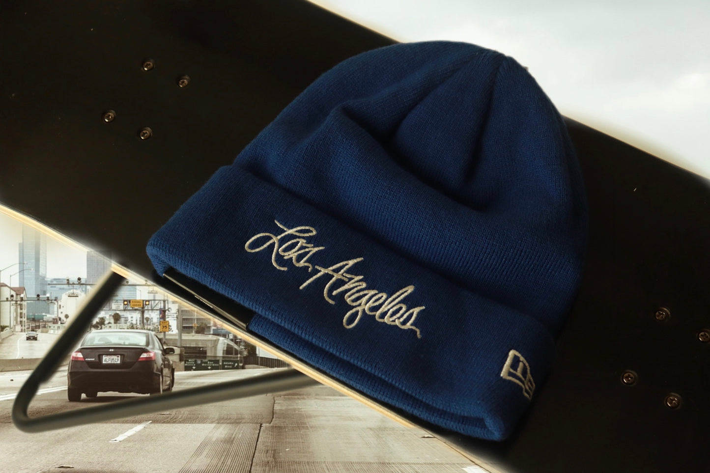 STUSSY LA chapter newera beanie