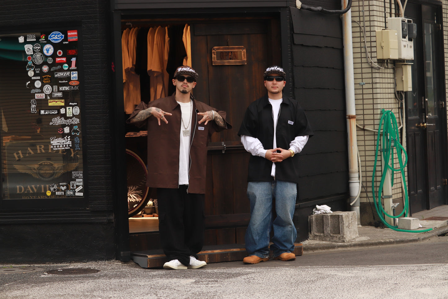 LOWLOW STREETWEAR DROPPED DOWN BROWN