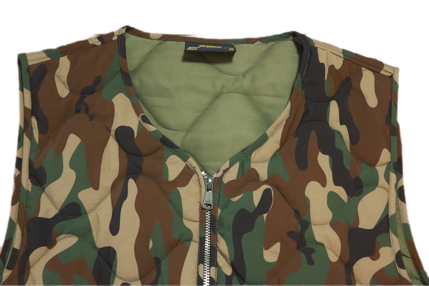 MAISON ARTICLE QUILTED CAMO VEST