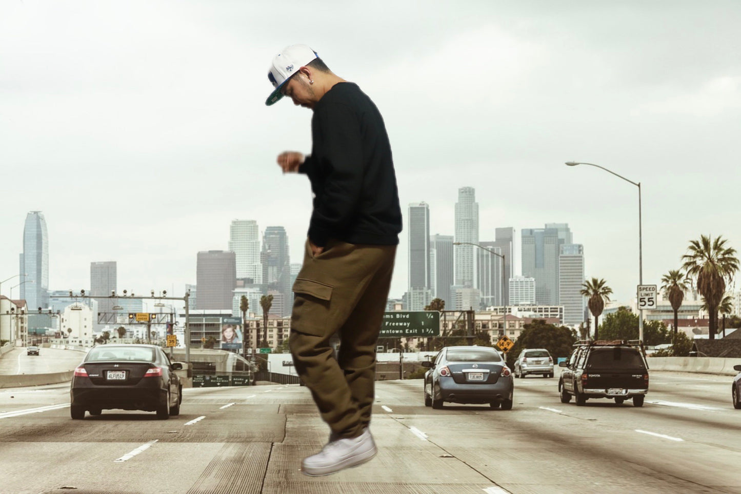 MAISON ARTICLE CARGO SWEAT PANTS