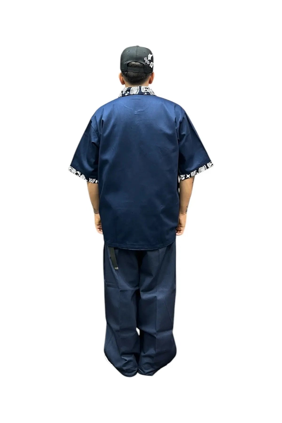 LOWLOW STREETWEAR ROLLING NAVY BLUE BANDANA