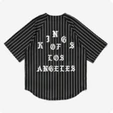 BORN X RAISED + RAIDERS KINGS OVERSIZED PINSTRIPE BASEBALL JERSEY