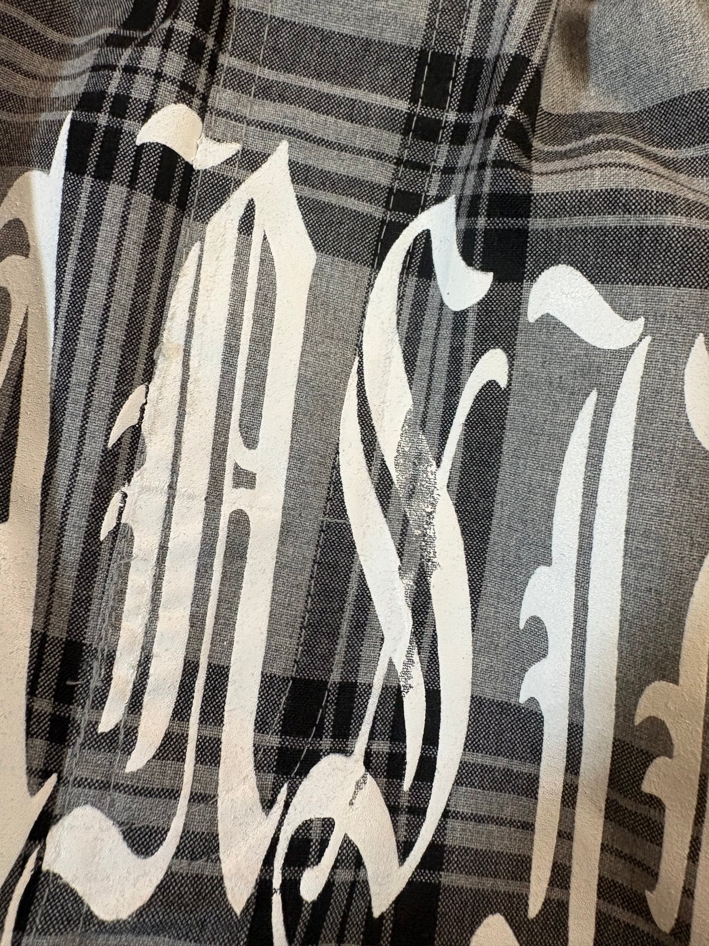 MadStrange Flannel Shorts (Grey)