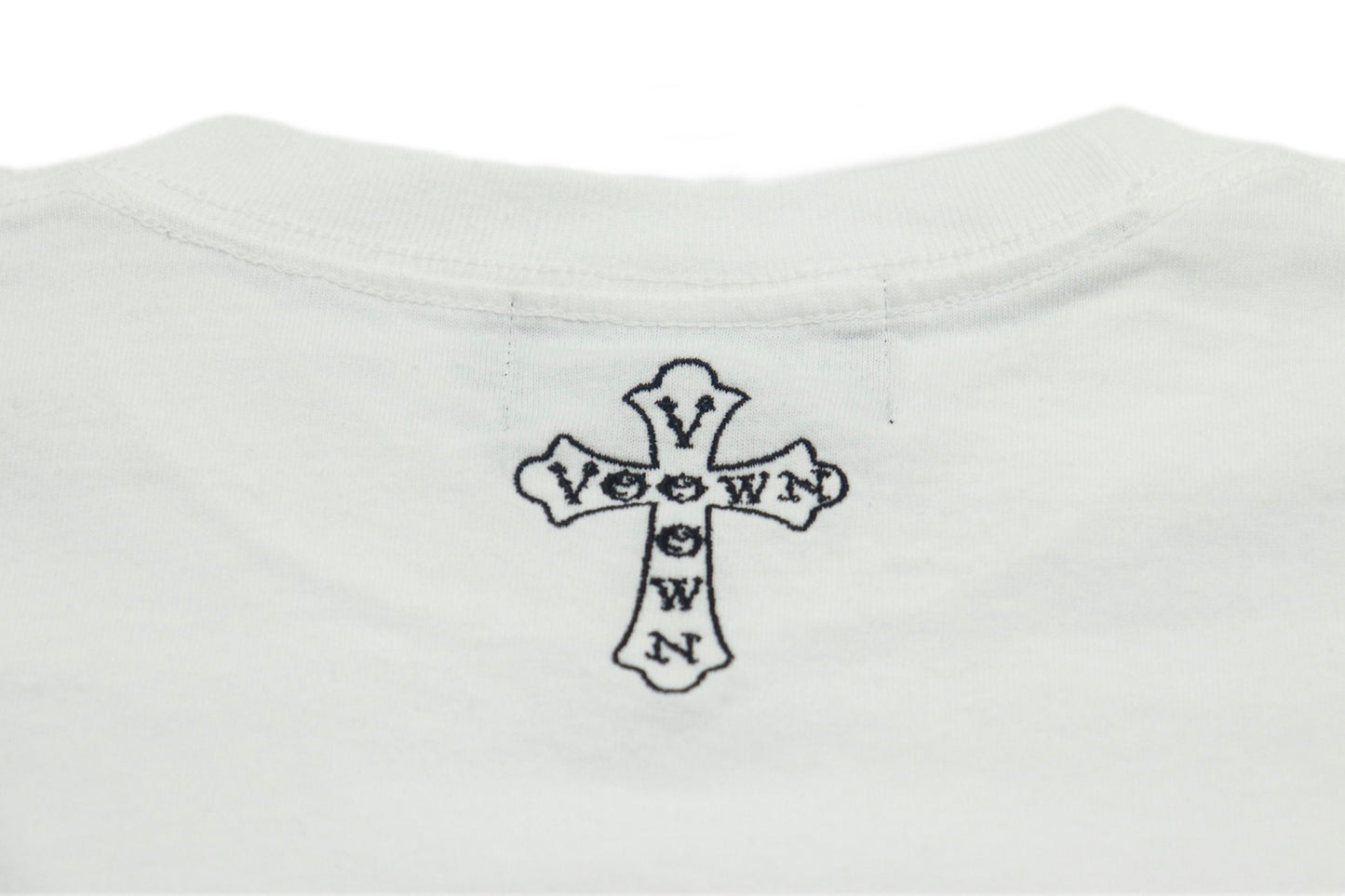 VOOWN Embroidery Cross Long Sleeve Tee