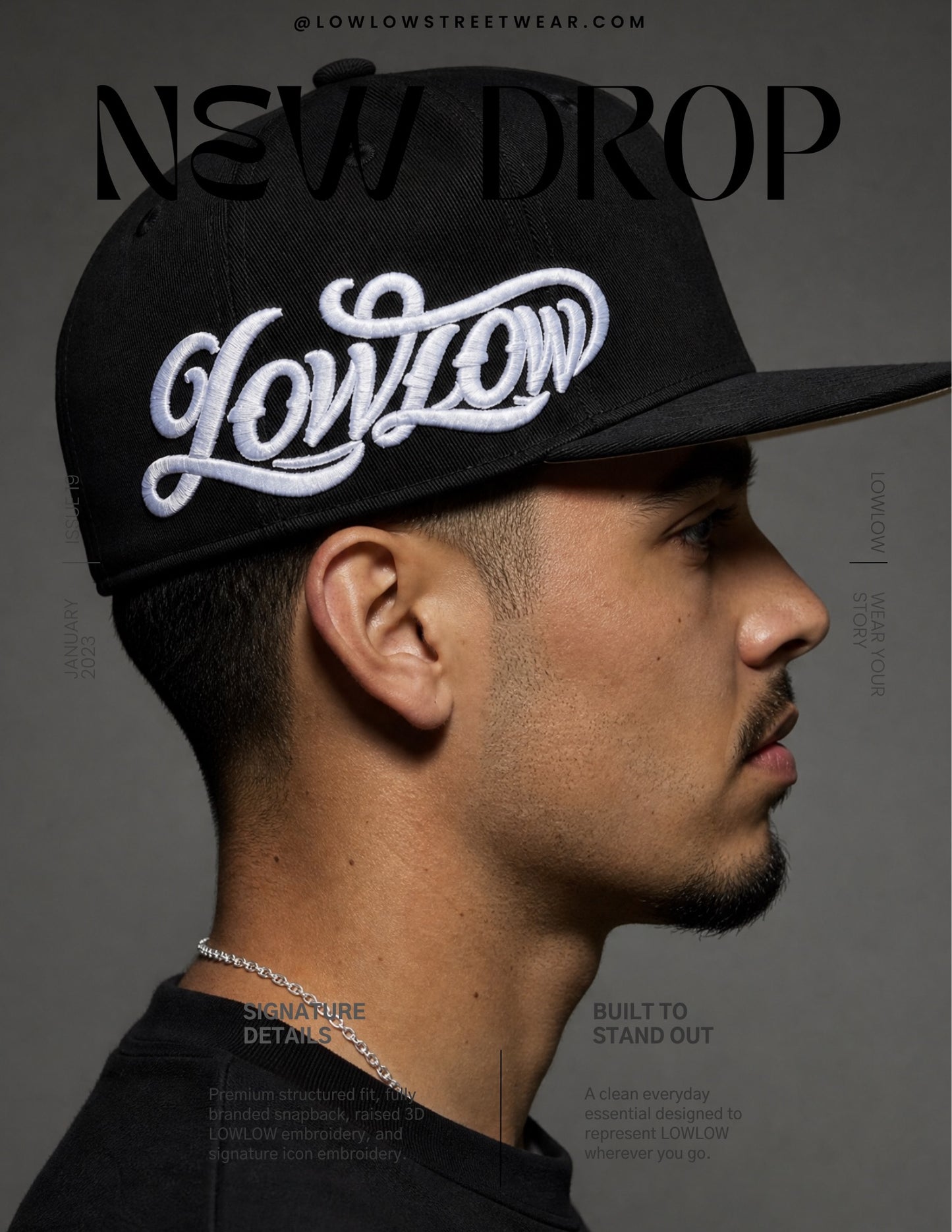 LOWLOW STREETWEAR Solid Icon LOWLOW HAT