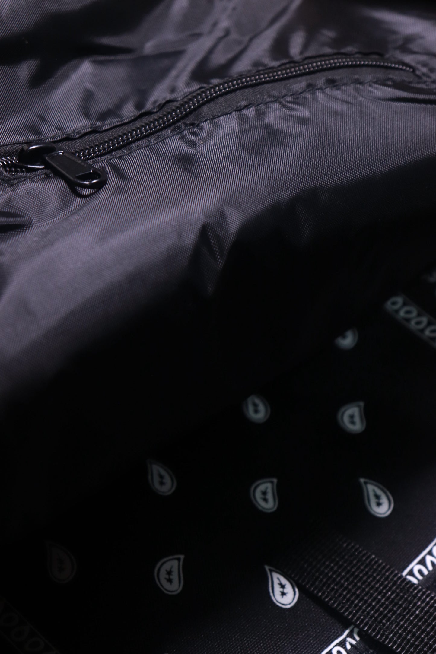 LOWLOW STREETWEAR BLACK BANDANA BACKPACK