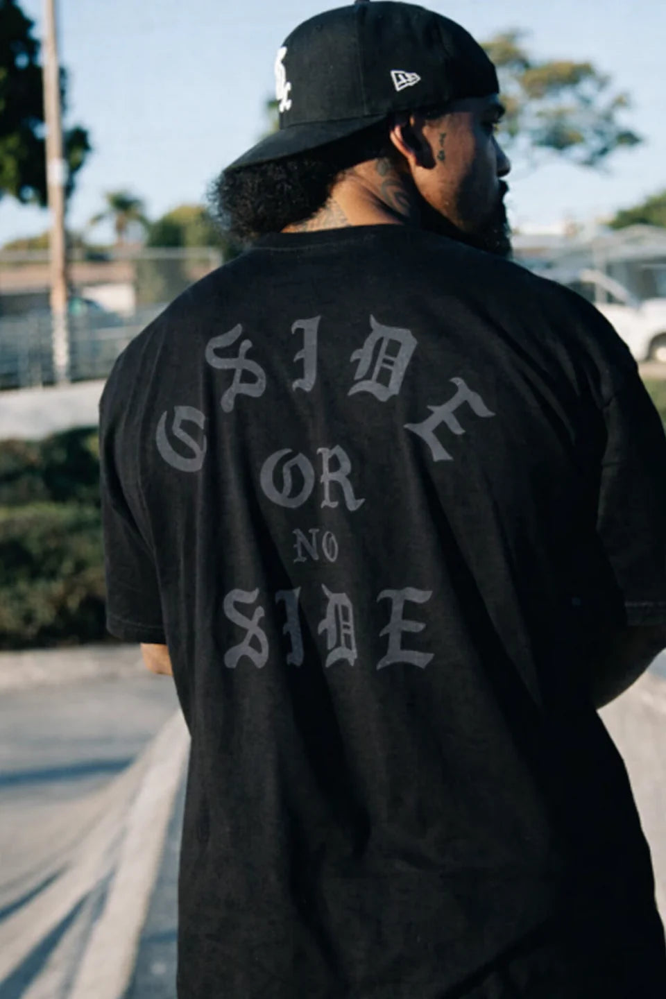 MadStrange OSIDE OR NO SIDE T-Shirt (Black & Grey)